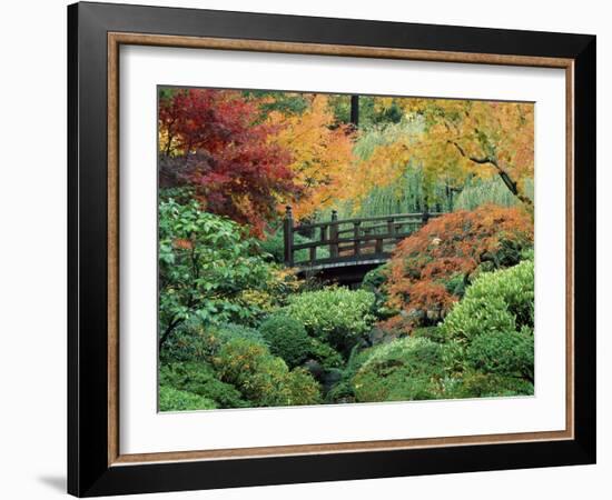 Japanese Gardens, Portland, Oregon, USA-null-Framed Photographic Print