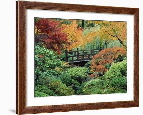 Japanese Gardens, Portland, Oregon, USA-null-Framed Photographic Print