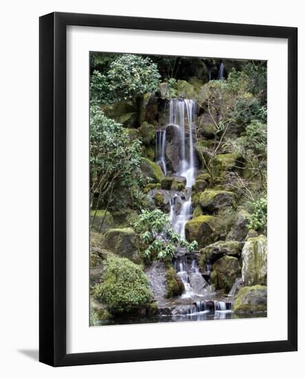 Japanese Gardens-Rick Bowmer-Framed Photographic Print