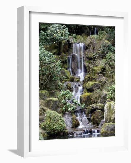 Japanese Gardens-Rick Bowmer-Framed Photographic Print