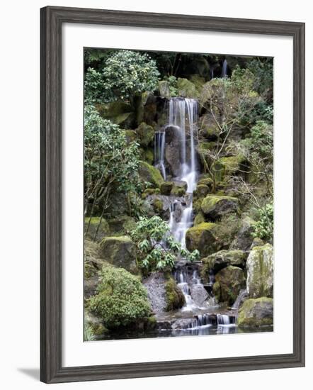 Japanese Gardens-Rick Bowmer-Framed Photographic Print