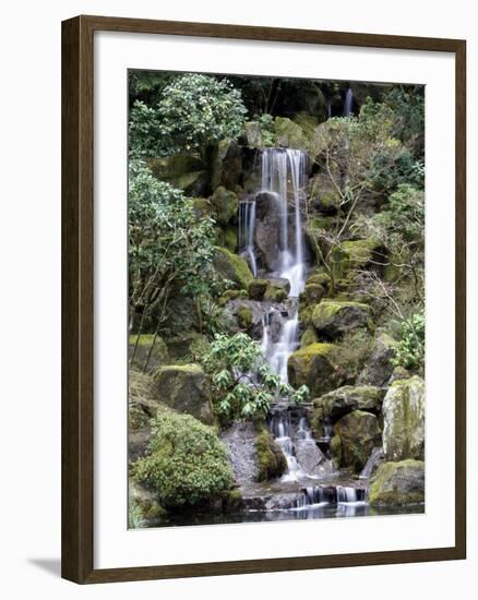 Japanese Gardens-Rick Bowmer-Framed Photographic Print