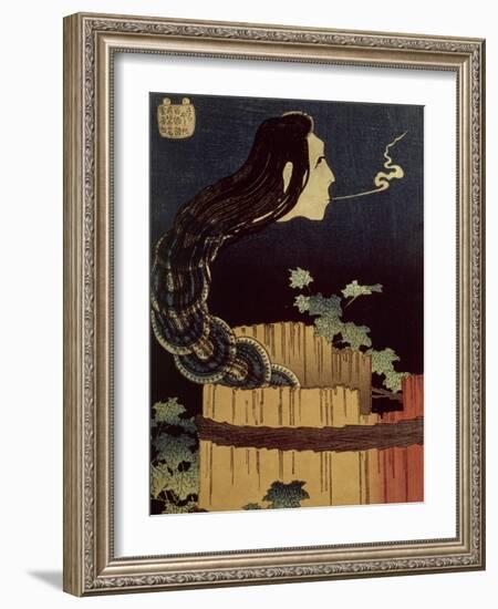 Japanese Ghost-Katsushika Hokusai-Framed Giclee Print