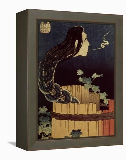 Japanese Ghost-Katsushika Hokusai-Framed Premier Image Canvas