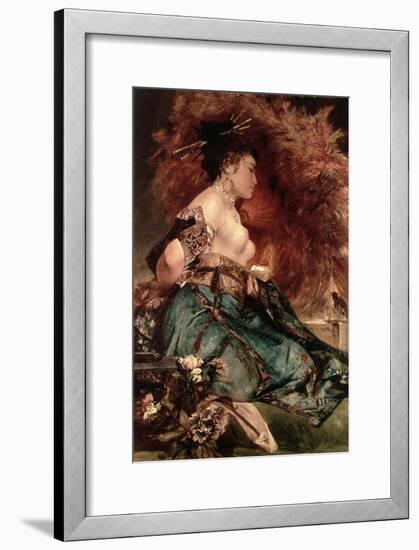 Japanese Girl-Hans Makart-Framed Giclee Print