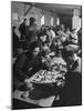 Japanese Go Game Being Played at Alien Relocation Camp-Hansel Mieth-Mounted Photographic Print