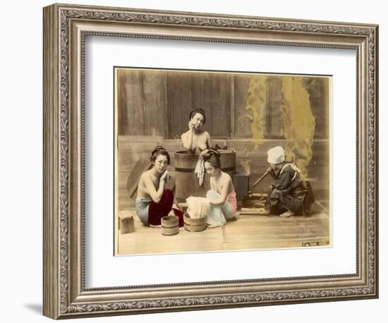 Japanese Home Bath-null-Framed Photographic Print