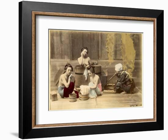 Japanese Home Bath-null-Framed Photographic Print