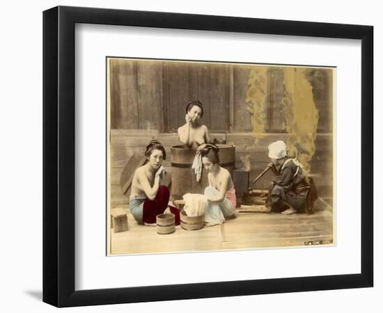 Japanese Home Bath-null-Framed Photographic Print