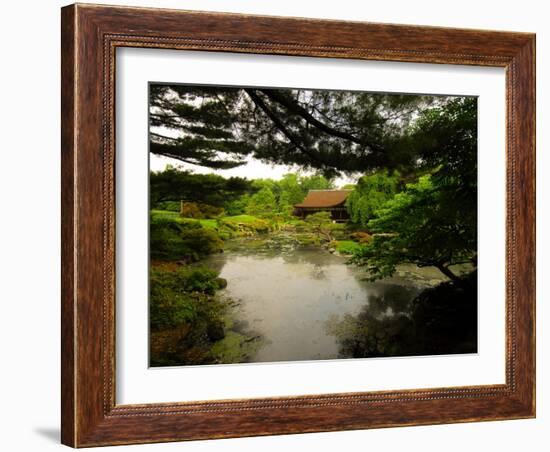 Japanese House and Garden, Fairmount Park, Philadelphia, Pennsylvania, USA-Ellen Clark-Framed Photographic Print