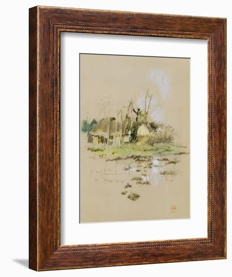 Japanese Huts, C.1891-Robert Frederick Blum-Framed Giclee Print