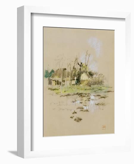 Japanese Huts, C.1891-Robert Frederick Blum-Framed Giclee Print