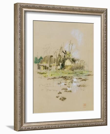 Japanese Huts, C.1891-Robert Frederick Blum-Framed Giclee Print