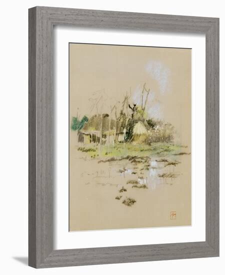 Japanese Huts, C.1891-Robert Frederick Blum-Framed Giclee Print