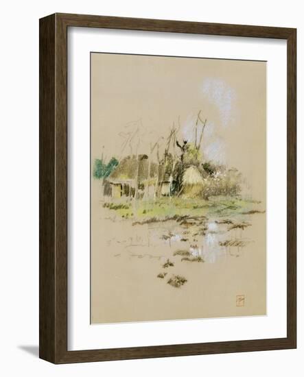 Japanese Huts, C.1891-Robert Frederick Blum-Framed Giclee Print