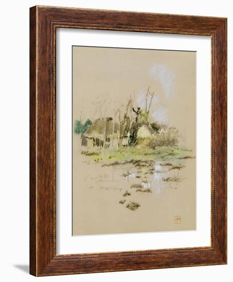 Japanese Huts, C.1891-Robert Frederick Blum-Framed Giclee Print