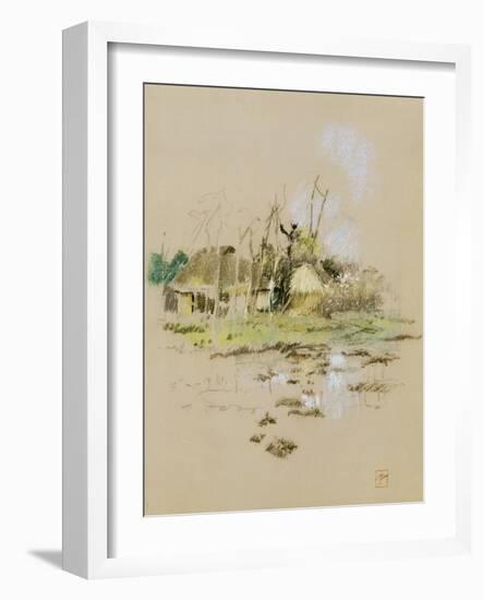 Japanese Huts, C.1891-Robert Frederick Blum-Framed Giclee Print