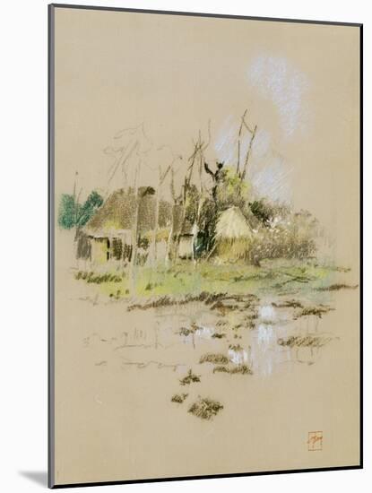 Japanese Huts, C.1891-Robert Frederick Blum-Mounted Giclee Print