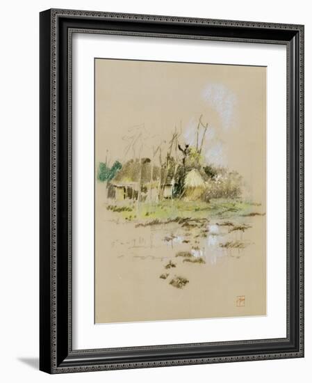 Japanese Huts, C.1891-Robert Frederick Blum-Framed Giclee Print