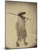 Japanese in Mackintosh, c.1865-Felice Beato-Mounted Photographic Print