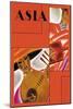 Japanese Instrument Player-Frank Mcintosh-Mounted Art Print