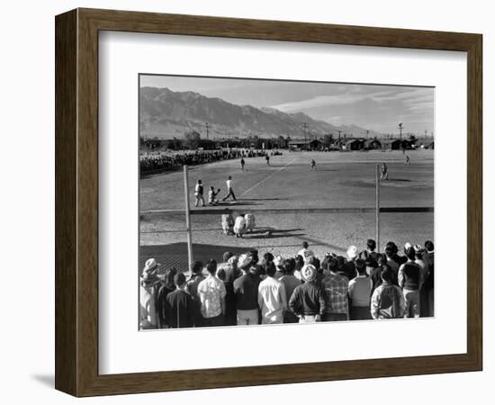 Japanese Internment, 1943-Ansel Adams-Framed Giclee Print