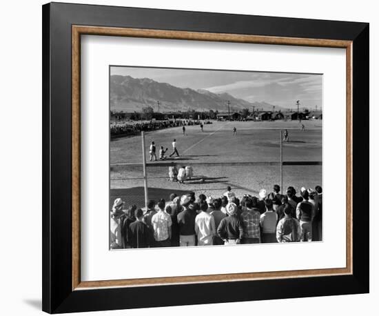 Japanese Internment, 1943-Ansel Adams-Framed Giclee Print