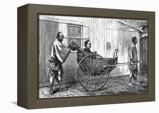 Japanese Jinrickshaw-null-Framed Stretched Canvas