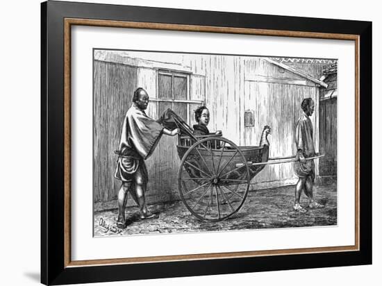 Japanese Jinrickshaw-null-Framed Art Print