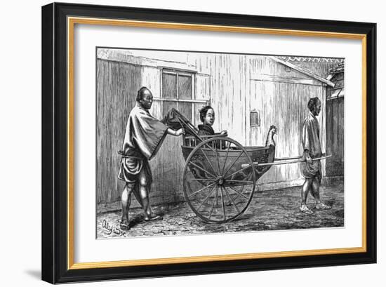 Japanese Jinrickshaw-null-Framed Art Print