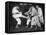Japanese Karate Student Breaking Boards with Kick-John Florea-Framed Premier Image Canvas
