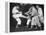 Japanese Karate Student Breaking Boards with Kick-John Florea-Framed Premier Image Canvas