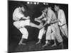 Japanese Karate Student Breaking Boards with Kick-John Florea-Mounted Photographic Print