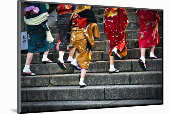 Japanese Ladies in Traditional Dress-Neale Cousland-Mounted Photographic Print