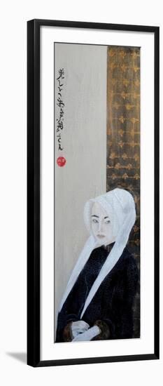 Japanese Lady in Flemish Hat, 2015, Detail-Susan Adams-Framed Giclee Print