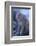 Japanese Macaque on Rock-DLILLC-Framed Photographic Print