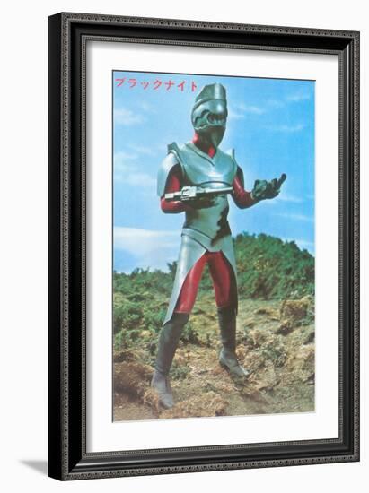 Japanese Monster with Ray Gun-null-Framed Art Print