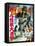 Japanese Movie Poster - All Monsters Attack-null-Framed Premier Image Canvas