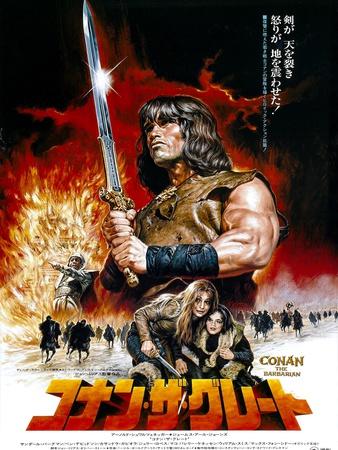 Japanese Movie Poster - Conan the Barbarian' Giclee Print