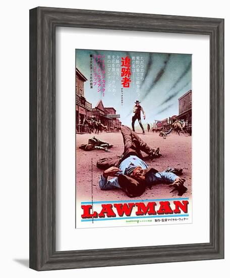 Japanese Movie Poster - Lawman-null-Framed Giclee Print