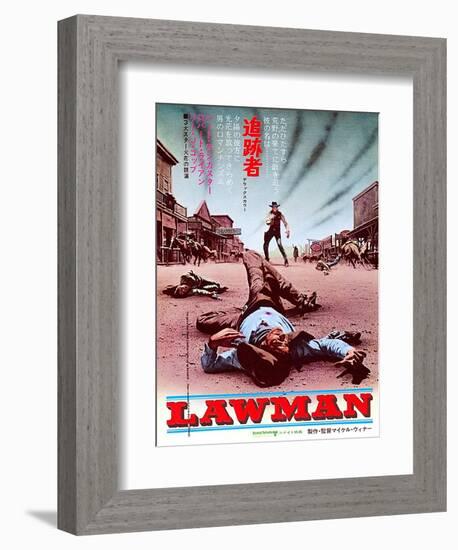 Japanese Movie Poster - Lawman-null-Framed Giclee Print