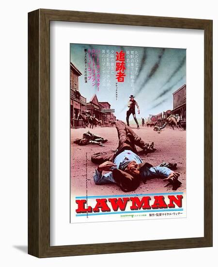 Japanese Movie Poster - Lawman-null-Framed Giclee Print