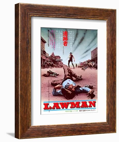 Japanese Movie Poster - Lawman-null-Framed Giclee Print
