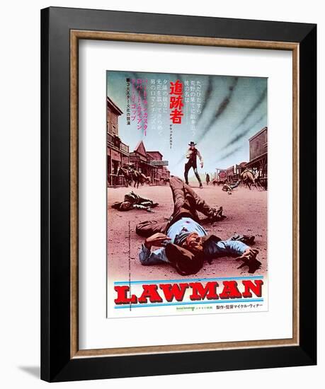 Japanese Movie Poster - Lawman-null-Framed Giclee Print