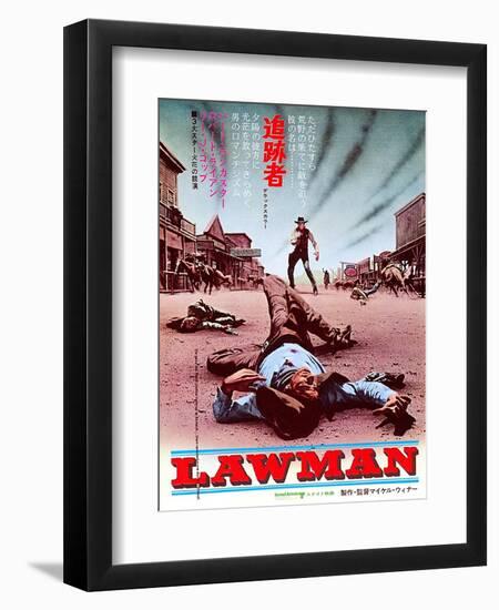 Japanese Movie Poster - Lawman-null-Framed Giclee Print