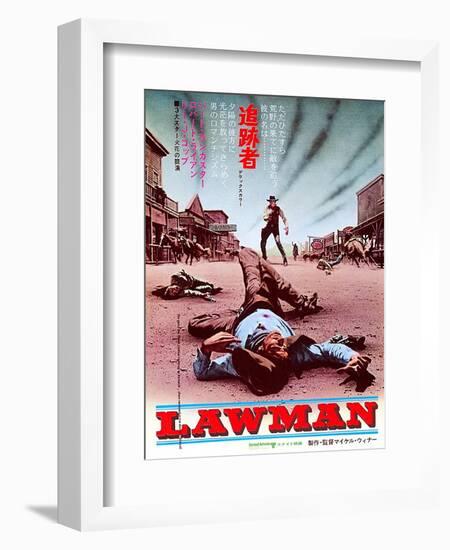 Japanese Movie Poster - Lawman-null-Framed Giclee Print