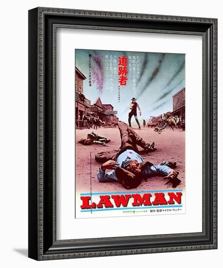 Japanese Movie Poster - Lawman-null-Framed Giclee Print