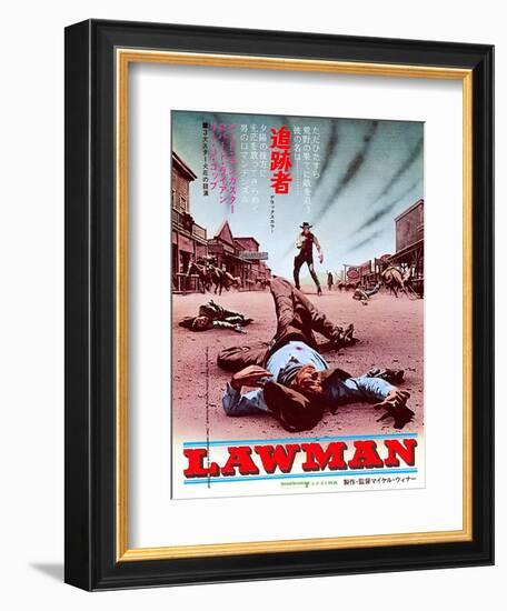 Japanese Movie Poster - Lawman-null-Framed Giclee Print