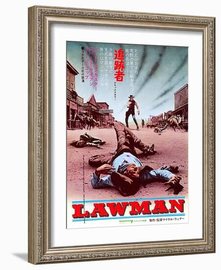 Japanese Movie Poster - Lawman-null-Framed Giclee Print