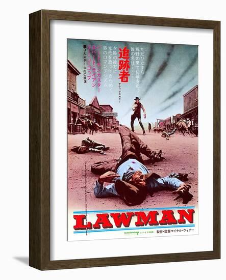 Japanese Movie Poster - Lawman-null-Framed Giclee Print